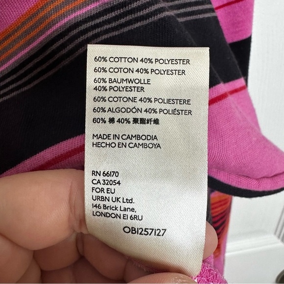 Free People | Baja Striped Long Sleeve T-Shirt small oversized - Picture 10 of 12